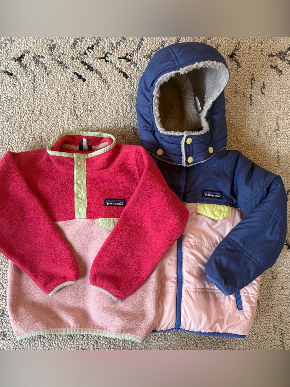 Patagonia Kids Puffer Jacket and fleece (4T)